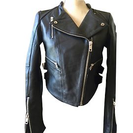 Autre Marque Casacos Studio H & M Biker Preto