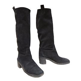 Botas Gardiane Marc by Marc Jacobs Pretas de Camurça Preto