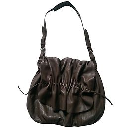 Autre Marque Bolsa de ombro Printemps em couro marrom Marrom