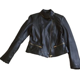 Zara Biker jackets Black