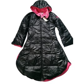 Diesel Coats, Outerwear Black Pink