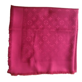 Louis Vuitton Sciarpa classica Monogram Rosso