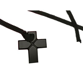 Baccarat-Collier Croix-Noir