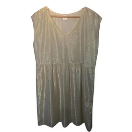 Des Petits Hauts Vestidos Dourado