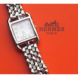 Hermès-Cape cod PM Neuve-Argenté