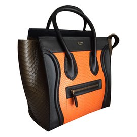 Céline-Celine micro luggage-Orange