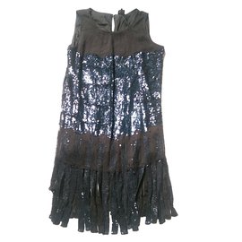 Kate Moss For Topshop Dresses Black Blue