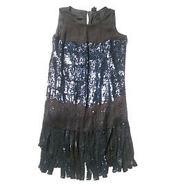 Kate Moss For Topshop Kleider Schwarz Blau