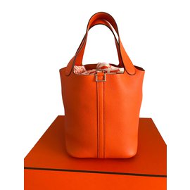 Hermès-Picotin-Arancione