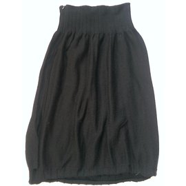 Valentino-Skirt-Black