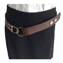Christian Dior-Belts-Dark brown