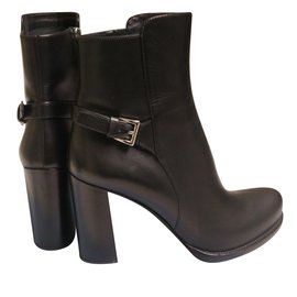 Prada-Bottines-Noir