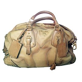 Prada cervo patch BLO388 Chestnut
