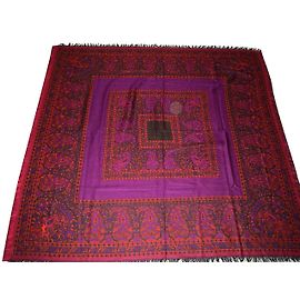 Yves Saint Laurent Sciarpa Multicolore Porpora