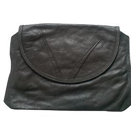 Pochette Vanessa Bruno en cuir marron Marron