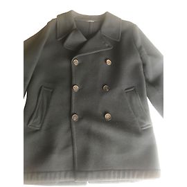 Casaco Hermès de lã e cashmere preto Preto