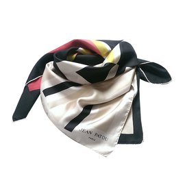 Autre Marque-Jean patou Silk scarves-Multiple colors