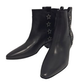 Saint Laurent-Ankle Boots-Black