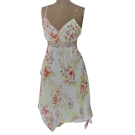 Rene Derhy Vestidos Rosa Beige