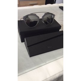 Christian Dior-Sonnenbrille-Grau