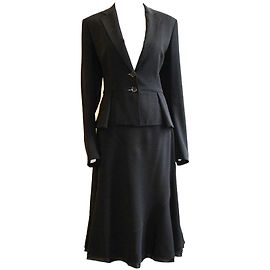 Tailleur jupe Strenesse noir taille L Noir