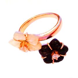 Autre Marque-Juwelier Ring-Black,White,Golden