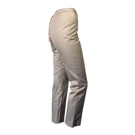 Louis Vuitton-Pants, leggings-Beige