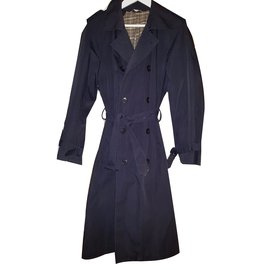 Yves Saint Laurent-Men Coats Outerwear-Navy blue