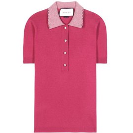 Gucci-camiseta de polo-Rosa