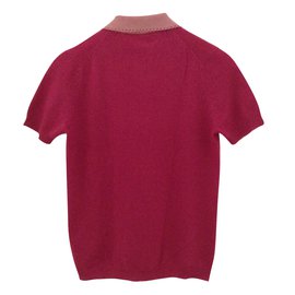Gucci-camiseta de polo-Rosa