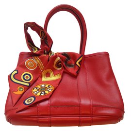 Hermès-Sac Garden Mini modèle-Rouge