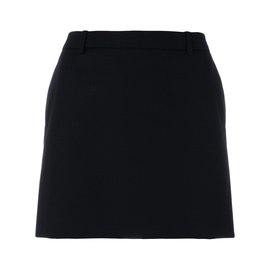 Saint Laurent-Minifalda de esmoquin negra de Saint Laurent-Negro
