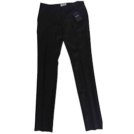 Classic Black Wool Pants from Saint Laurent Black
