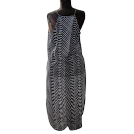 Calvin Klein-Dresses-White,Navy blue