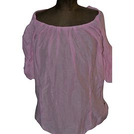 Blusa Hugo Boss Rosa in Seta e Cotone 42FR Rosa