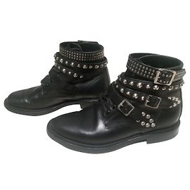 Yves Saint Laurent Bottes Noir