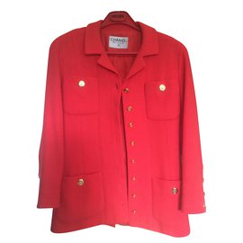 Chanel-Jacket-Red