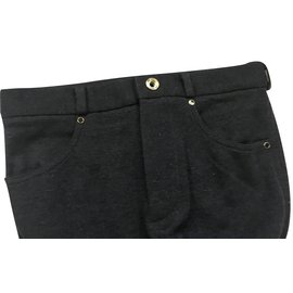 Balenciaga-Pants, leggings-Dark grey
