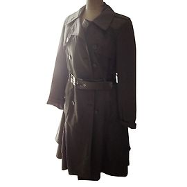 Trench in cotone nero Jean Paul Gaultier Nero