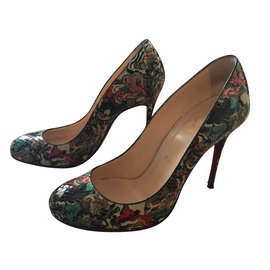 Christian Louboutin Fifi Python Pumps Python print