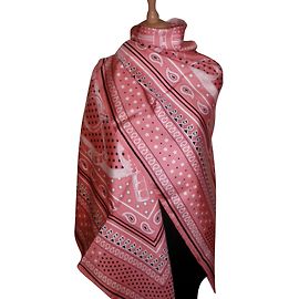 Hermès Éperon d'Or Bandana Rosa