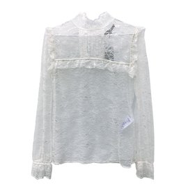 Maje-Lace top-White