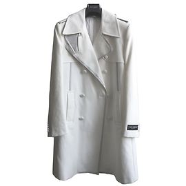 Dolce & Gabbana Casacos Masculinos Branco