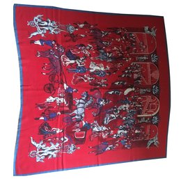 Hermès-Bufandas-Roja