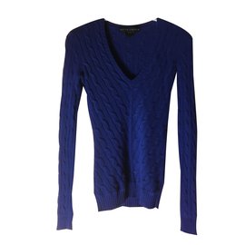 Ralph Lauren Kaschmirpullover in Blau Blau
