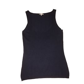 Top Parosh in seta e cashmere blu navy XS Blu navy