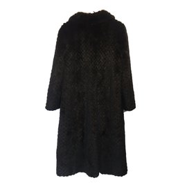 Valentino-Coats, Outerwear-Dark brown