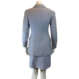 Chanel-Skirt suit-Blue