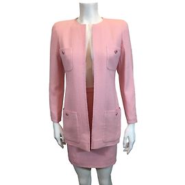 Chanel Skirt suit Pink