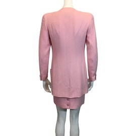 Chanel-Tailleur jupe-Rose